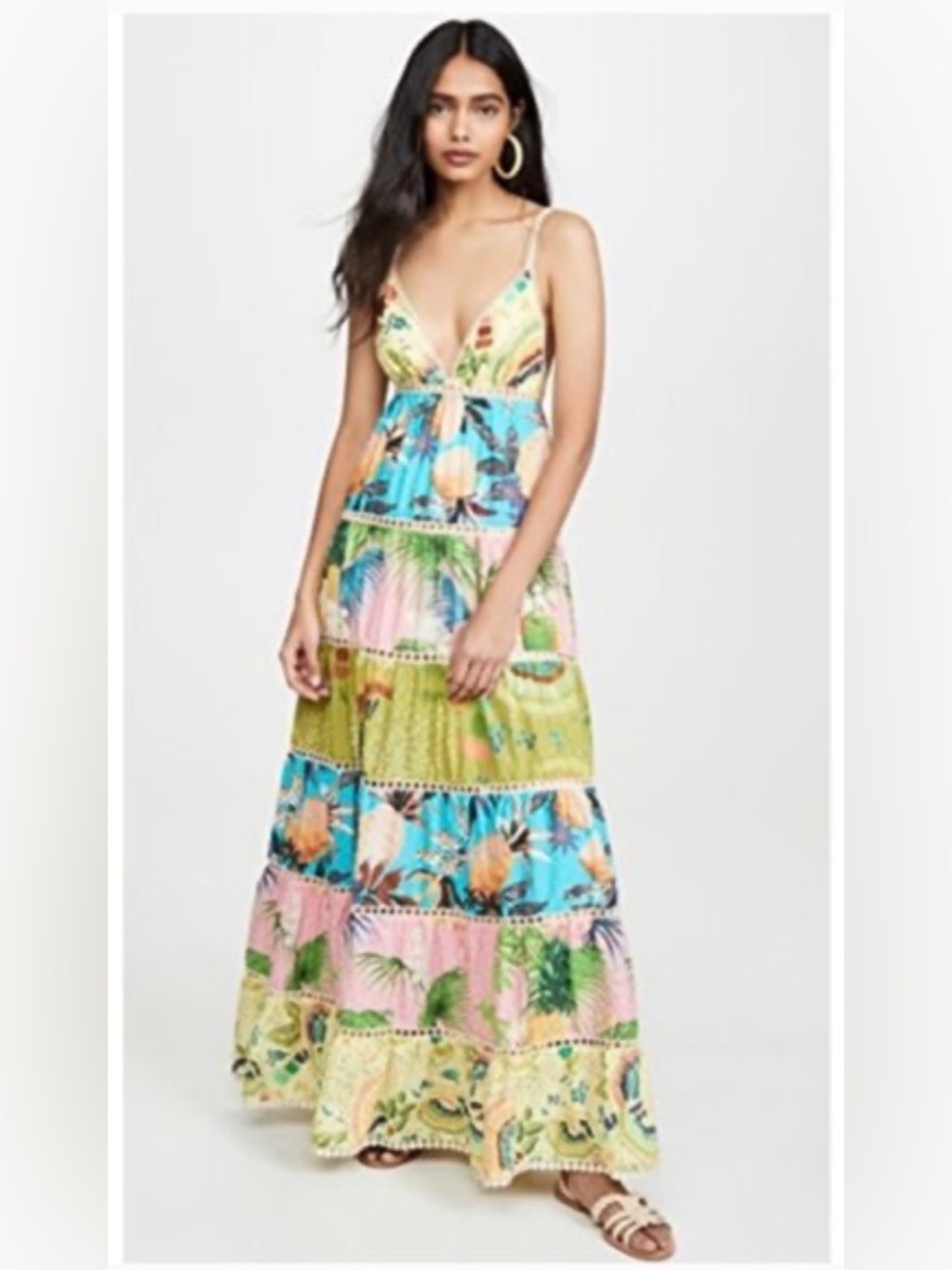 Farm Rio Tropical Maxi Dress XS